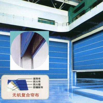 双层无机布防火门