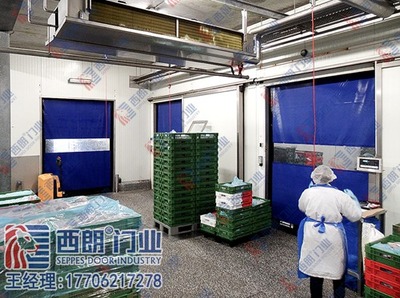 宁波企业如何选择一樘适合洁净区用的快速卷帘门?
